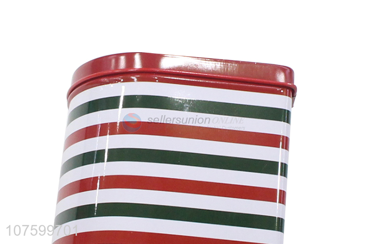 Fashion Design Christmas Tin Box Candy Box Storage Box