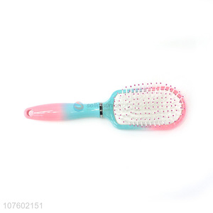 Fashion Style Desigh Three-colour Plastic Massage Comb