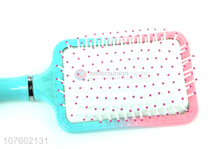 Fashion Style Three-colour Plastic Massage Comb