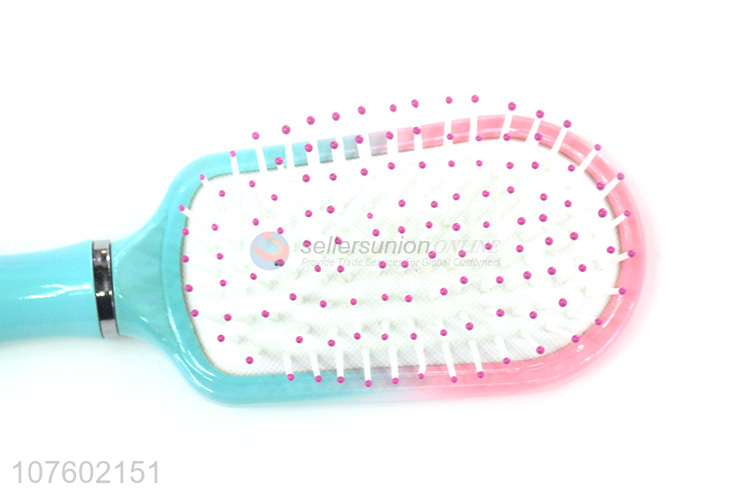 Fashion Style Desigh Three-colour Plastic Massage Comb