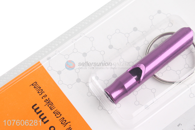 New Arrival Colorful Outdoor Aluminum Whistle For Sale