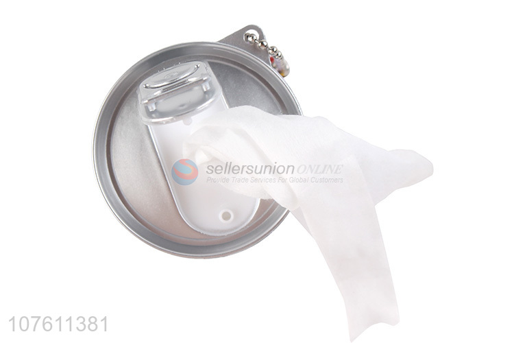 Best Selling Canned Non-Woven Wet Wipes With Little Bell