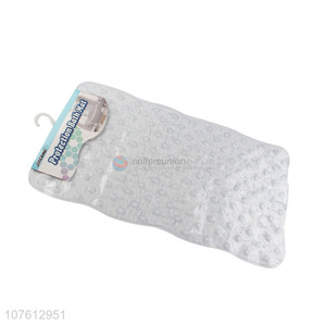 Hot products clear soft anti-slip pvc shower mat anti-bacterial bath mat