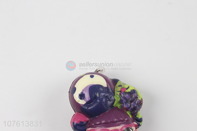 Innovative grape-colored glasses-wearing villain pendant shape Rebound Toy