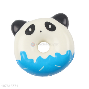 High-value Ocean color Panda Dount shape chronic rebound toy