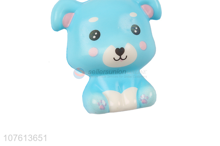 Blue Carton Little Bear Shape decompression toy slow rebound toy