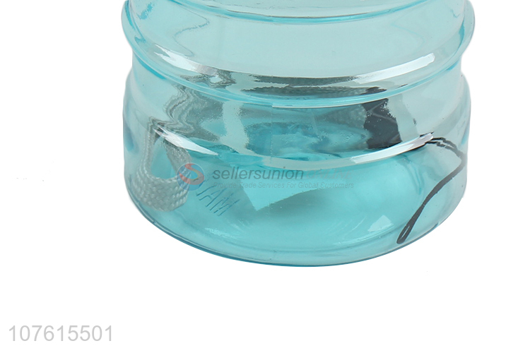 Latest arrival clear colored plastic water bottle portable sports bottle