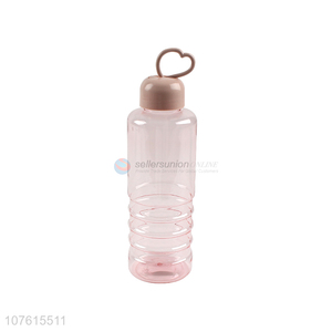 Excellent quality portable transparent colorful bpa free pp material water bottle