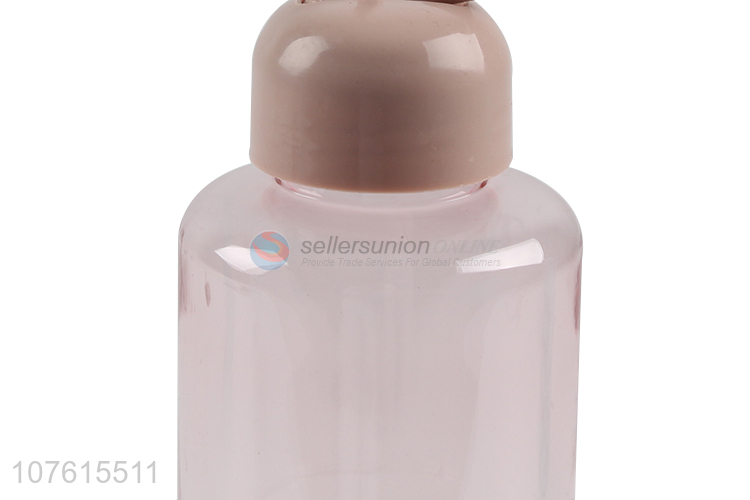 Excellent quality portable transparent colorful bpa free pp material water bottle