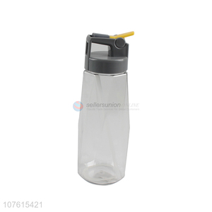 New products clear plastic water bottle portable drinking bottle with straw
