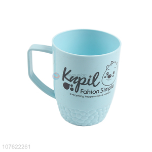 Low price bathroom accessories plastic tooth mug for children