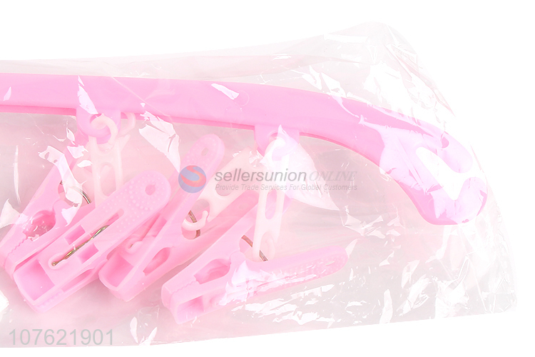 Good sale multifunctional plastic clothes hanger sock hanger underwear hanger