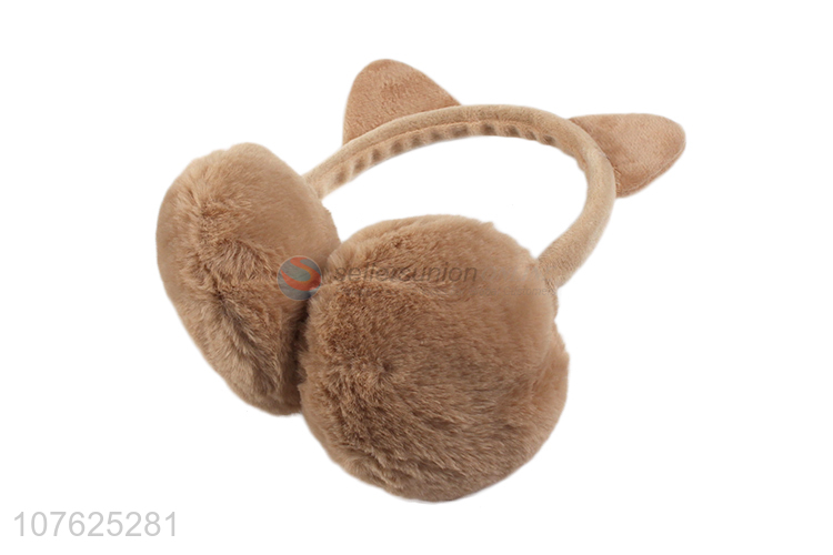 Popular products windproof fluffy ear cover winter warm fuzzy ear muff