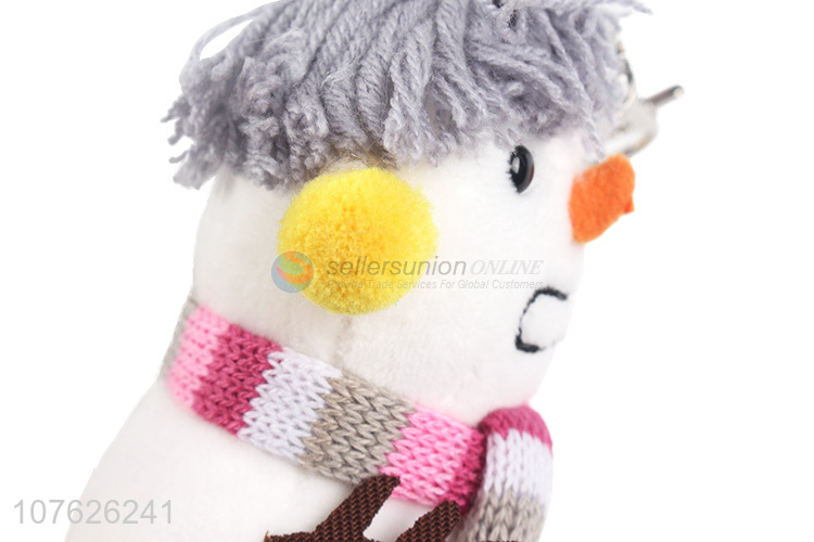 High Quality Colorful Snowman Plush Toy For Sale