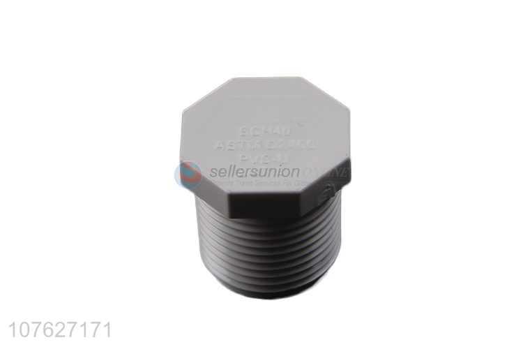 Factory supply high pressure PVCexternal thread hexagon plug