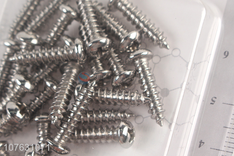 Good quality stainless steel round head screw