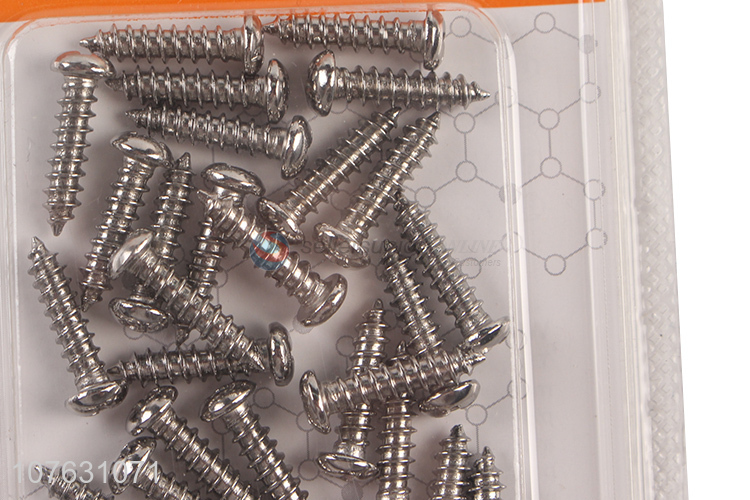 Good quality stainless steel round head screw