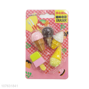 Good Sale Ice Cream Shape Eraser Best Pencil Eraser