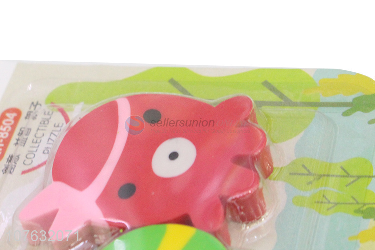 Hot Selling Cartoon Animal Shape Eraser Students Stationery