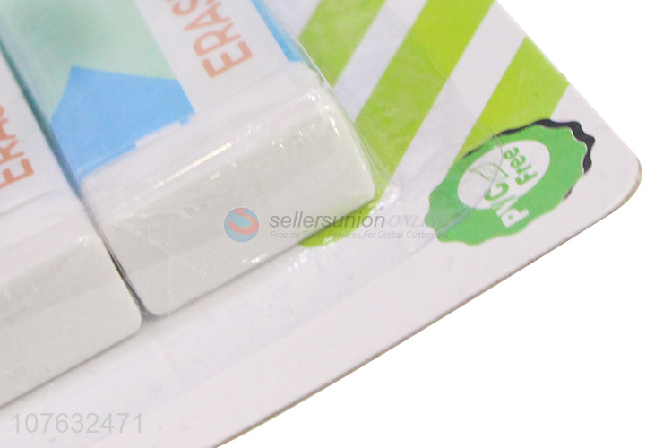 Cheap Price 4 Pieces White Eraser Set For Office And School