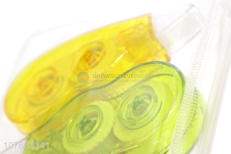 Low Price Colorful Plastic Transparent Correction Tape Set