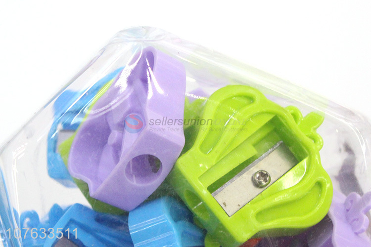 Good Sale Crown Shape Plastic Pencil Sharpener