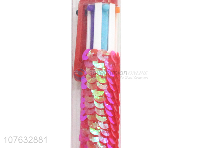 Good Quality Glitter Fish Scale Multicolored Ballpoint Pen