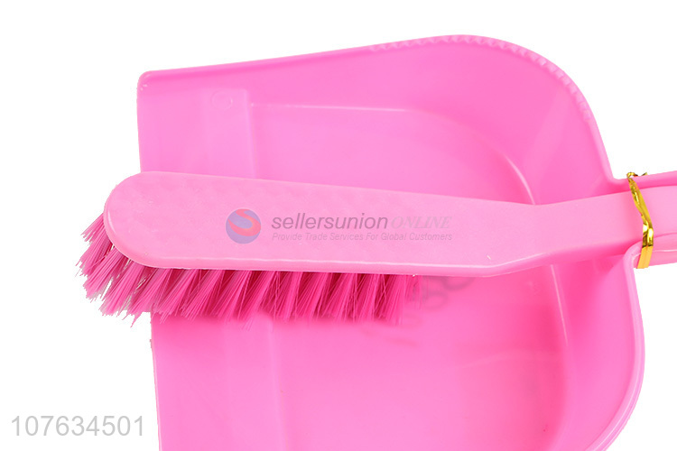 Good quality mini dustpan and brush set for desktop