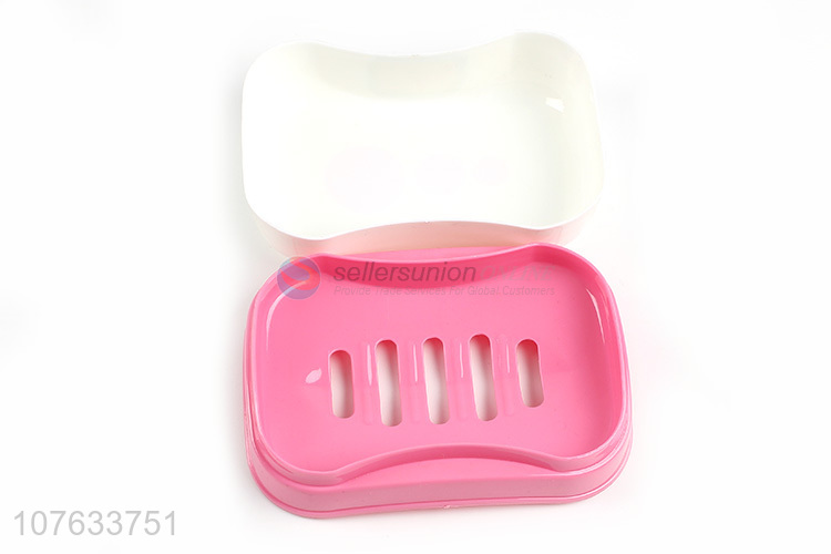 Low price portable plastic soap box waterproof soap holder