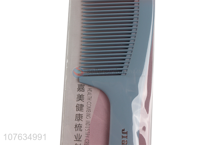 Hotsale fashionable care smooth personalized plastic hair comb