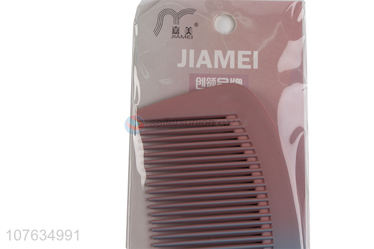 Hotsale fashionable care smooth personalized plastic hair comb