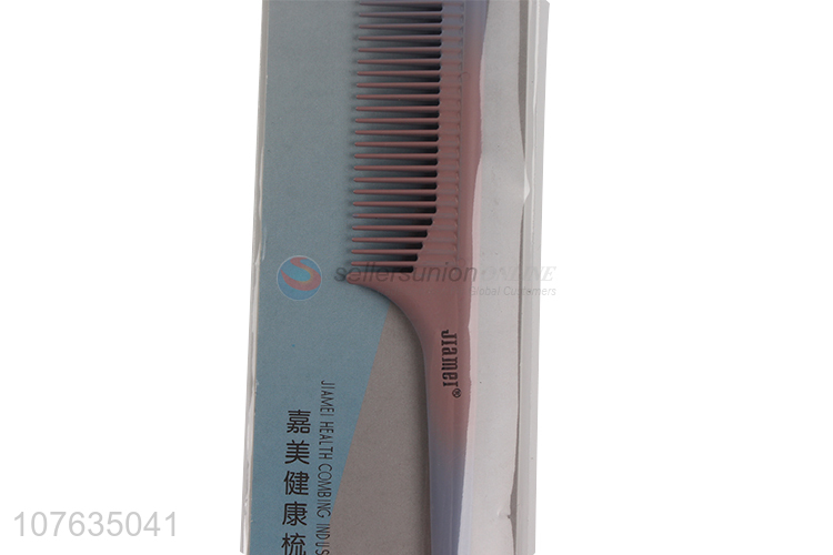 Hotsale durable factory price hairdressing plastic comb