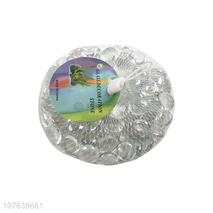 Moderate price beautiful and generous white transparent glass ball