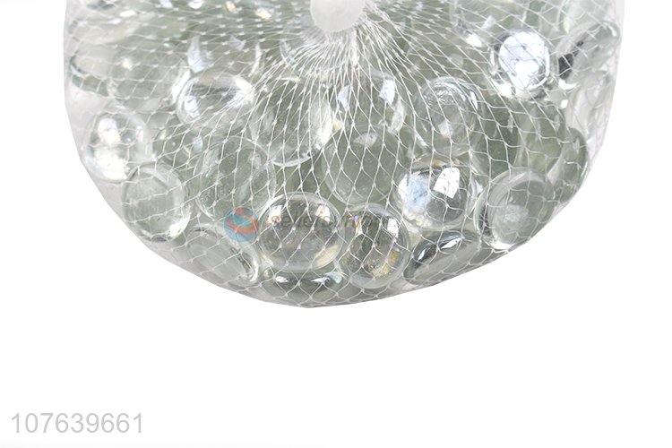 Moderate price beautiful and generous white transparent glass ball