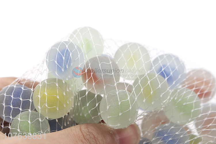 Beautiful frosted eight-piece flower glass ball