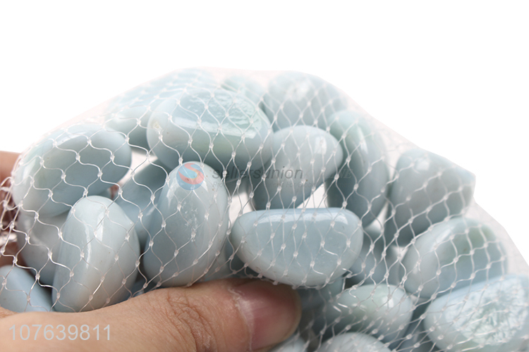 High quality white porcelain cashew glass beads