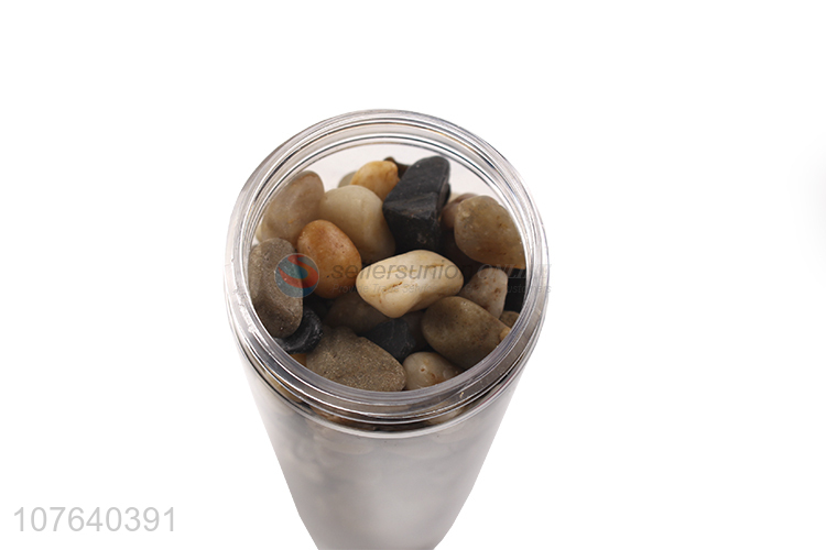 Low-cost 0.5-0.8cm bonsai fish tank landscaping colorful pebbles