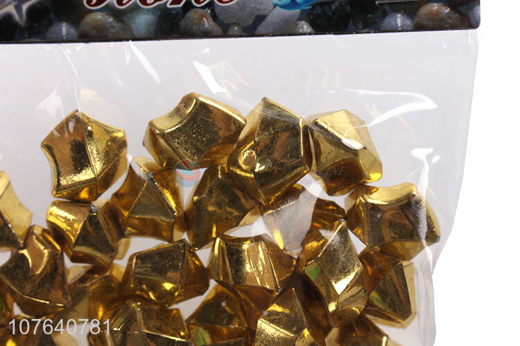 Wholesale acrylic golden plastic fish tank landscaping