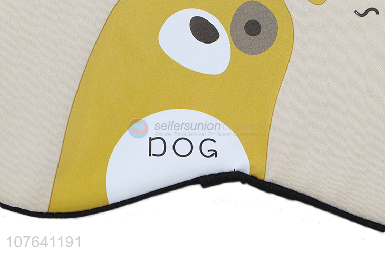 Best selling cartoon dog blindfold adjustable band sleep eye mask