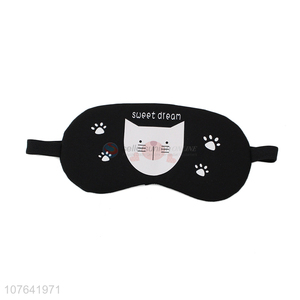 Wholesale cute cartoon cat hot compress ice compress sleep eye mask
