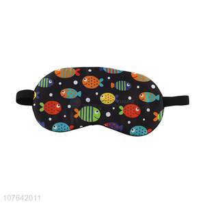 China factory cartoon fish blindfold eye mask blindfold for sleeping