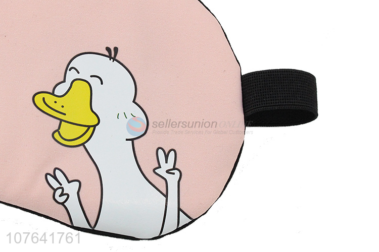 China factory cartoon duck travel airline cooling eye mask eye patch