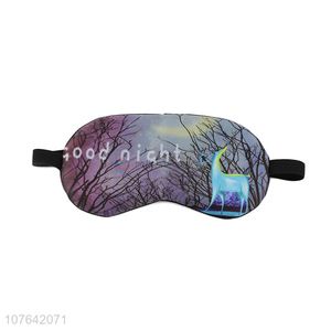 Factory price cartoon deer ice pack polyester cotton sleep eye mask