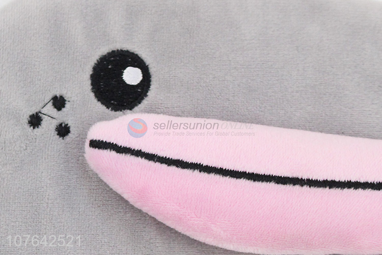 China factory cartoon short plush eye mask cooling eye patch for airline