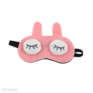 China manufacturer gel blindfold 3d rabbit sleeping eye mask