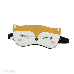 Good sale cartoon fox shape gel sleep eye mask office eye mask