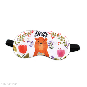 Hot products cartoon bear ice pack eye mask eyeshades for sleep