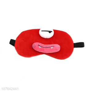 Personalized embroidery 3d hot dog sleep eye mask for travel airline