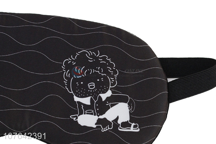 Top seller cartoon figure reusable comfortable travel sleep eye mask