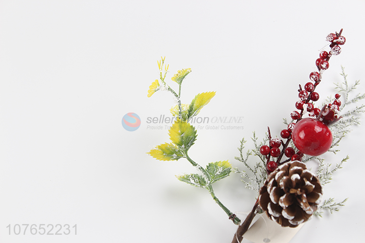 Low-priced artificial berry branch decoration Christmas twigs